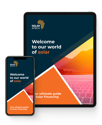 Ultimate guide to solar financing - mockup Ultimate guide to solar financing - mockup